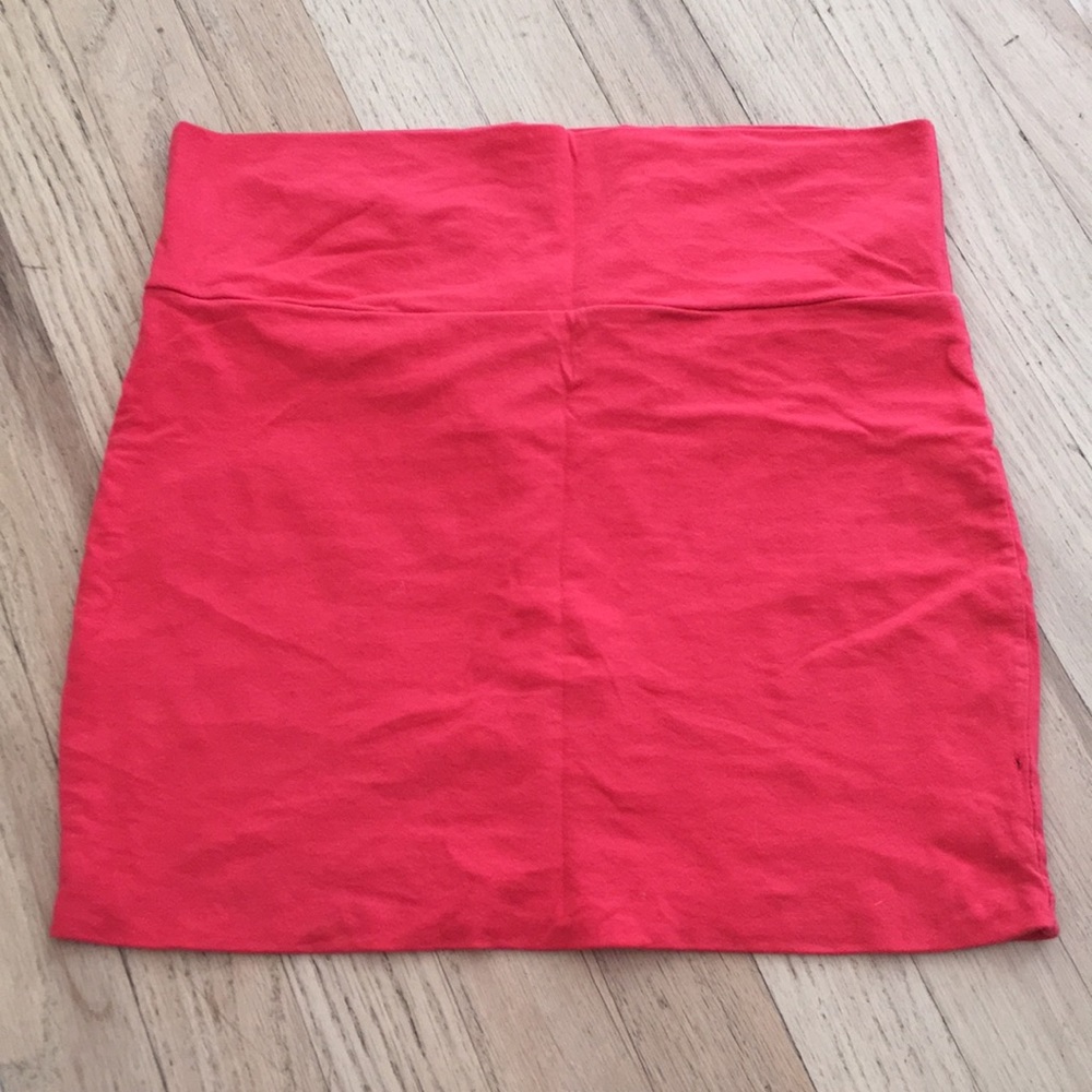 High waisted skirt